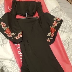 La Femme 2 piece dress and